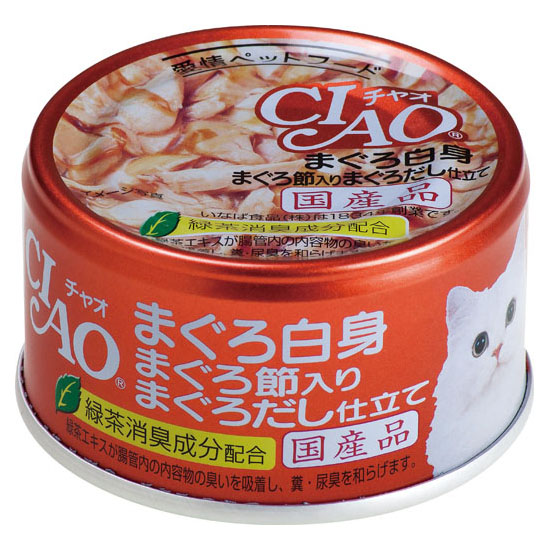 CIAOマグロ白身マグロ節入マグロダシシタテ　85g