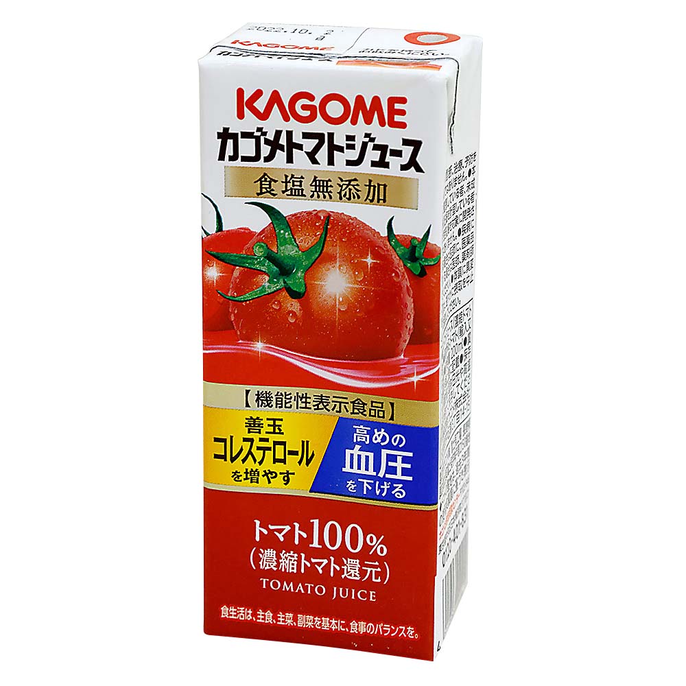 カゴメ トマトジュース食塩無添加　200ml