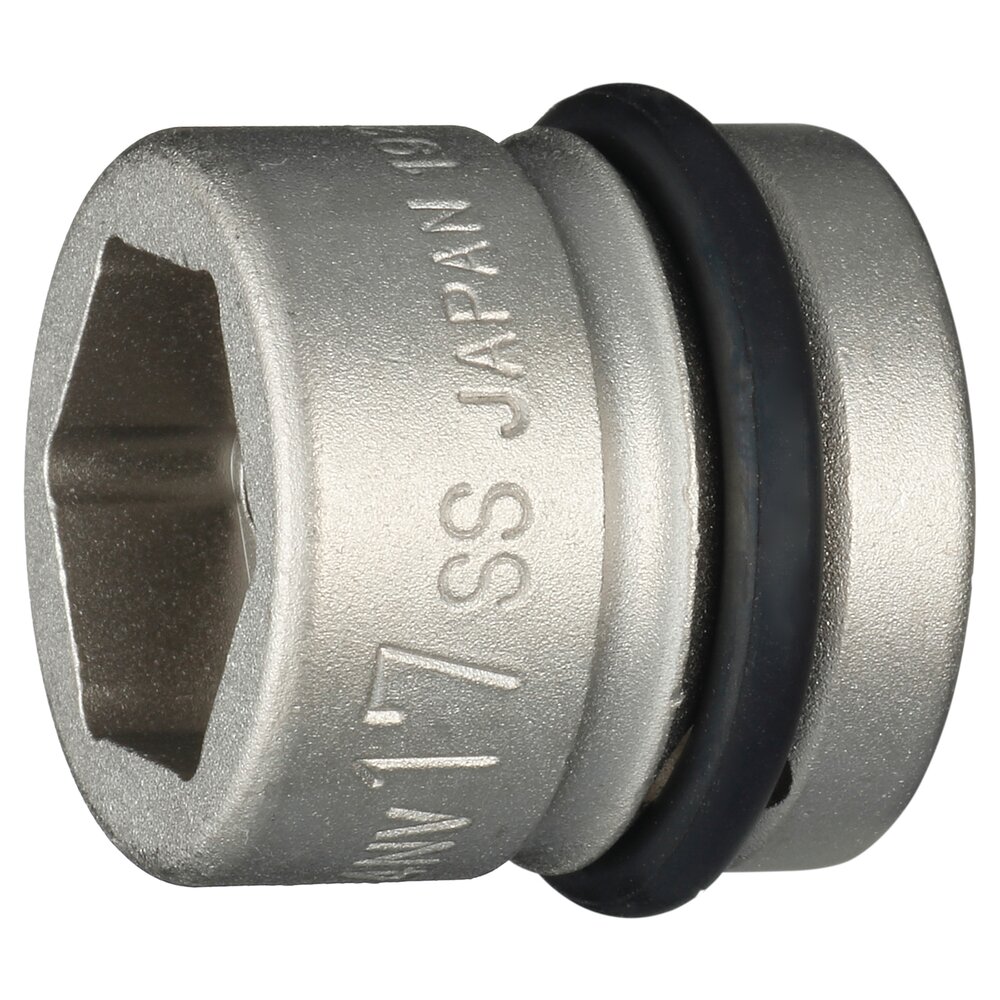 TONE インパクト用ショートソケット17mm　4NV-17SS