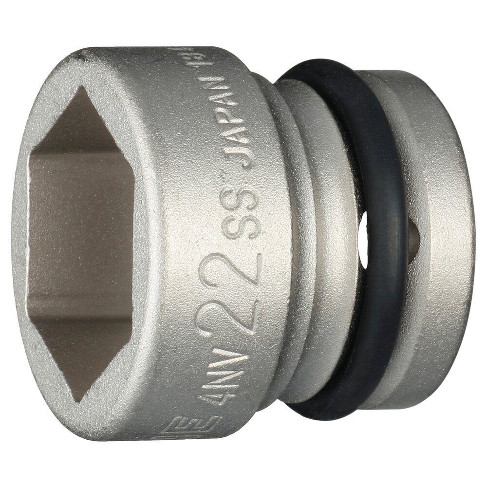 TONE インパクト用ショートソケット22mm　4NV-22SS