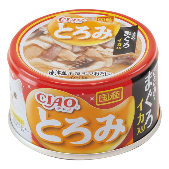 CIAO トロミ ささみ･まぐろイカ入り　80g