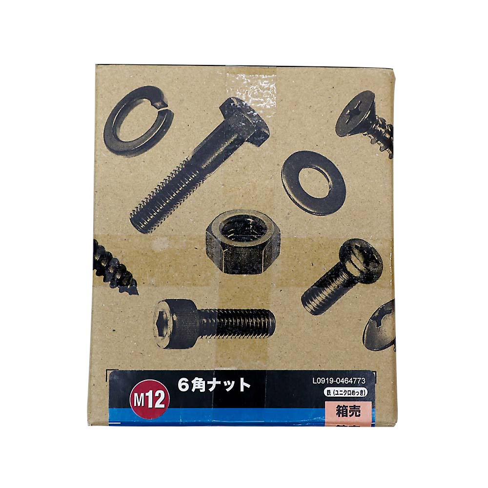 S-1箱売 6カクナット ZU(80コ入)　M12