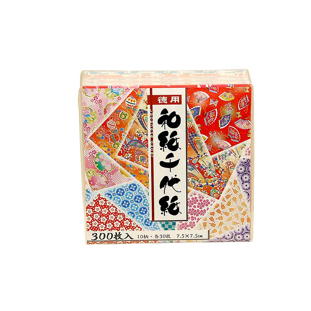 徳用和紙千代紙７．５ｃｍ３００枚　１８０３４