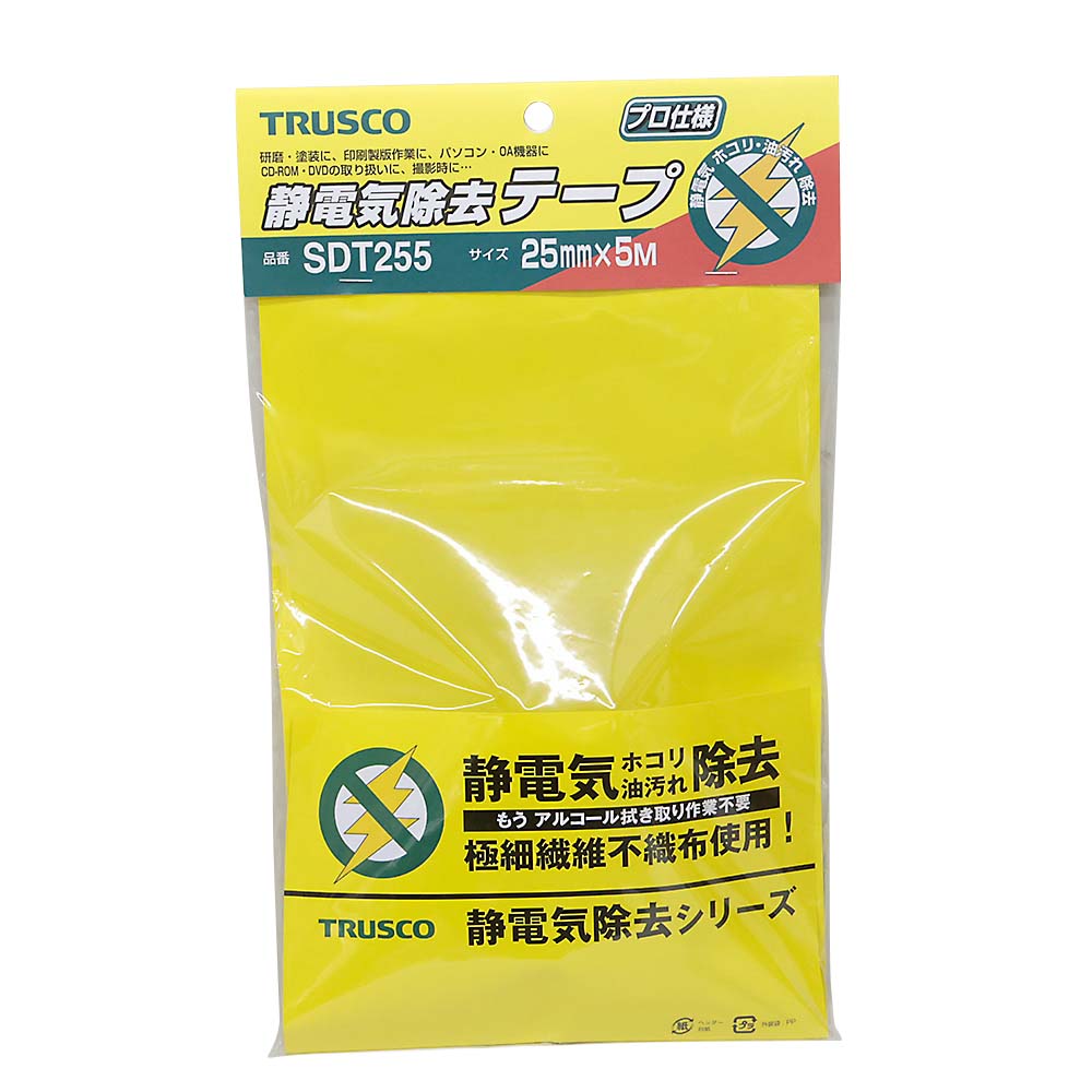 ＴＲＵＳＣＯ　静電気除去テープ　ＳＤＴ２５５