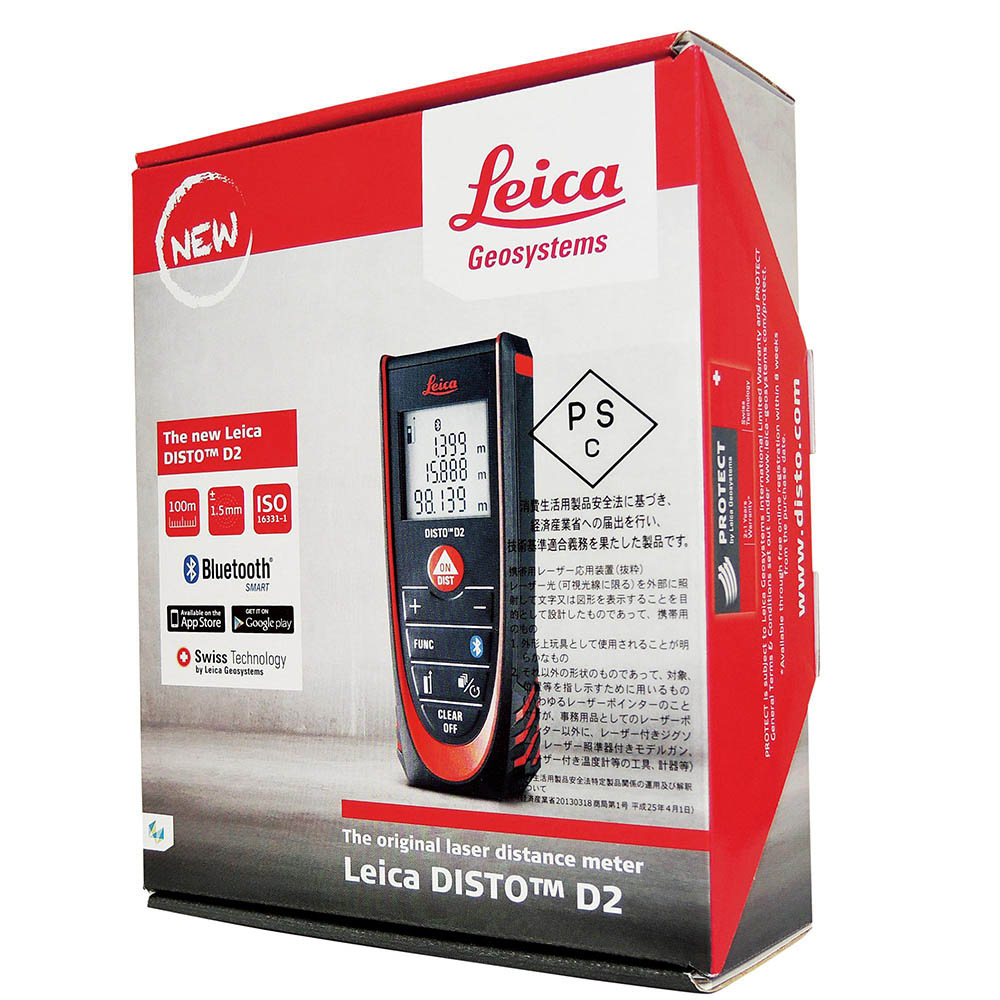 レーザー距離計ライカディストＤ２　ＤＩＳＴＯ－Ｄ２ＢＴ