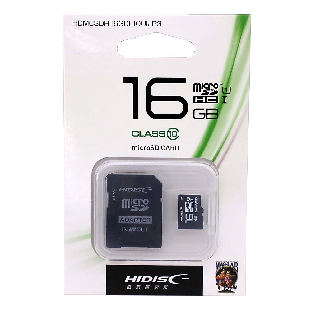 マイクロSDHCカード Class10UHS1 16GB