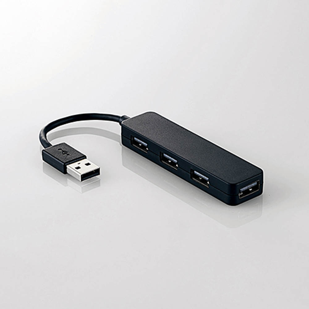 USB HUB2.0/ブラック