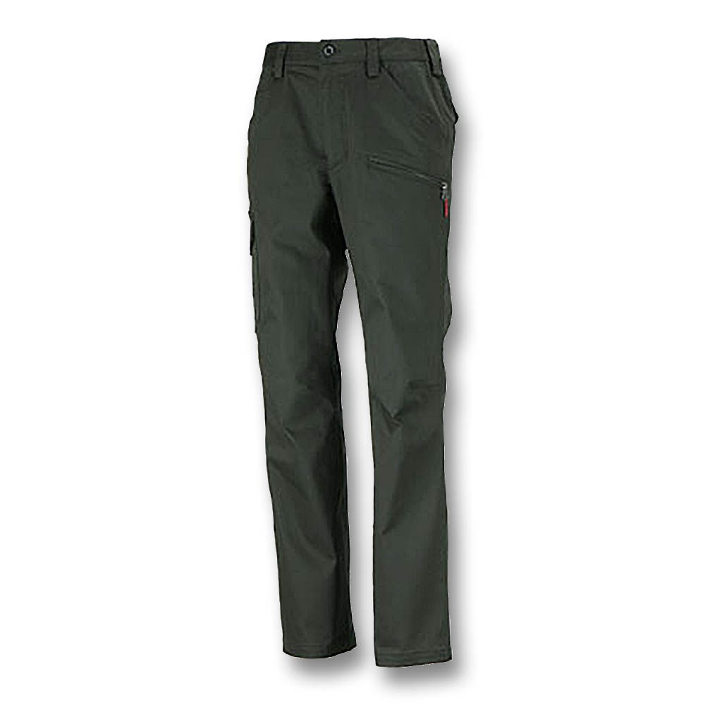 6774 T/Cストレッチカーゴパンツ　Dオリーブ L