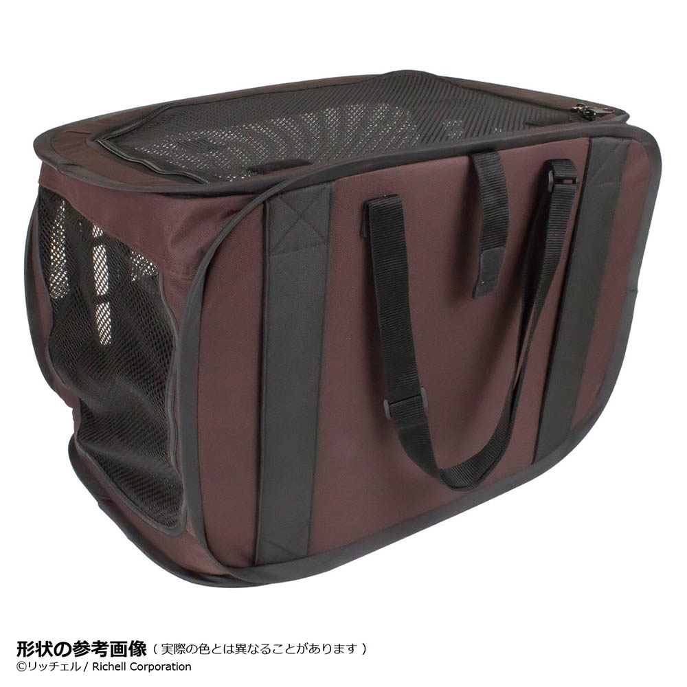 たためるドライブペットケージ S　ブラウン