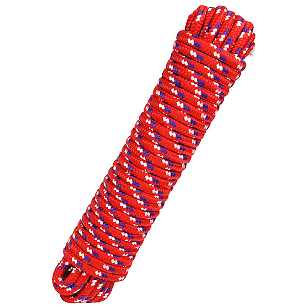 三友産業 不織布ロープ 赤　HR2907 8mmx15m