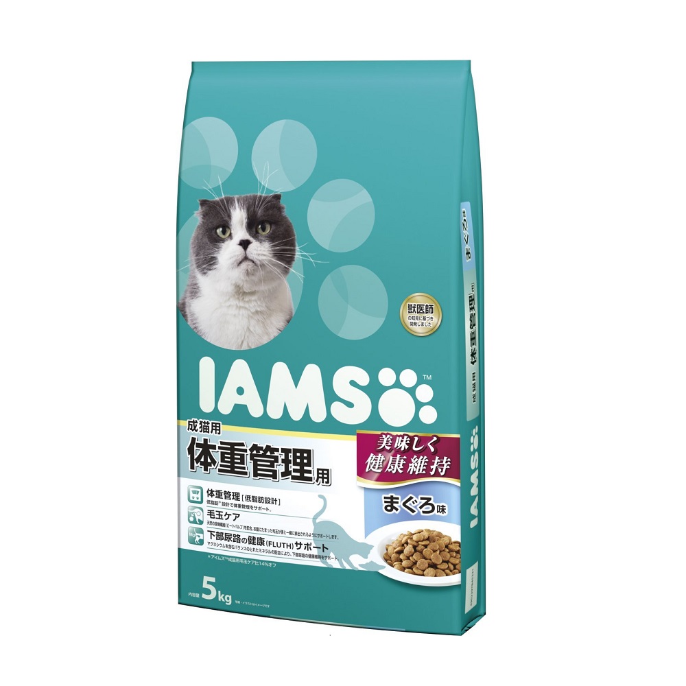 アイムス 成猫用 体重管理用 マグロ味　5kg