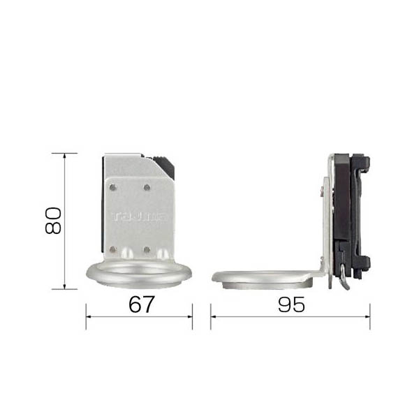 着脱式工具ホルダーアルミ　ハンマー１穴　ＳＦＫＨＡ－Ｈ１