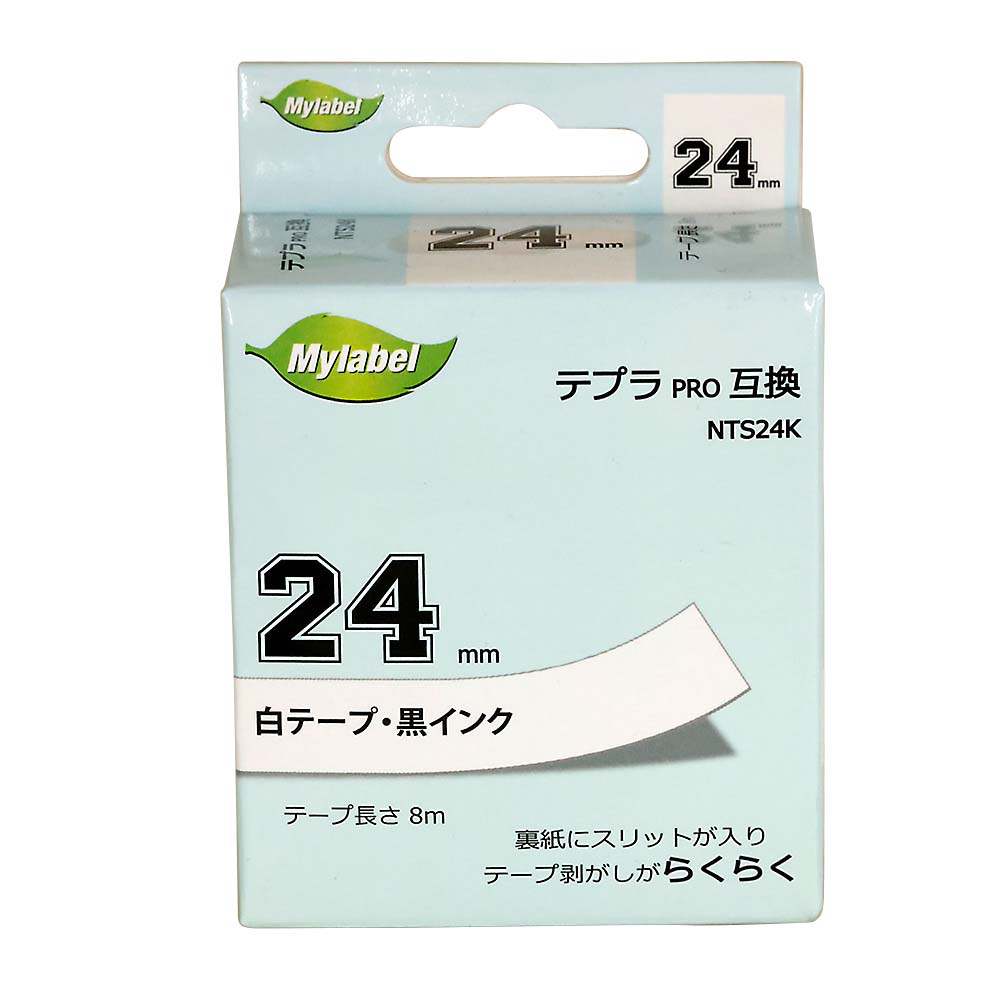 テプラ　互換テープ　白　ＮＴＳ２４Ｋ