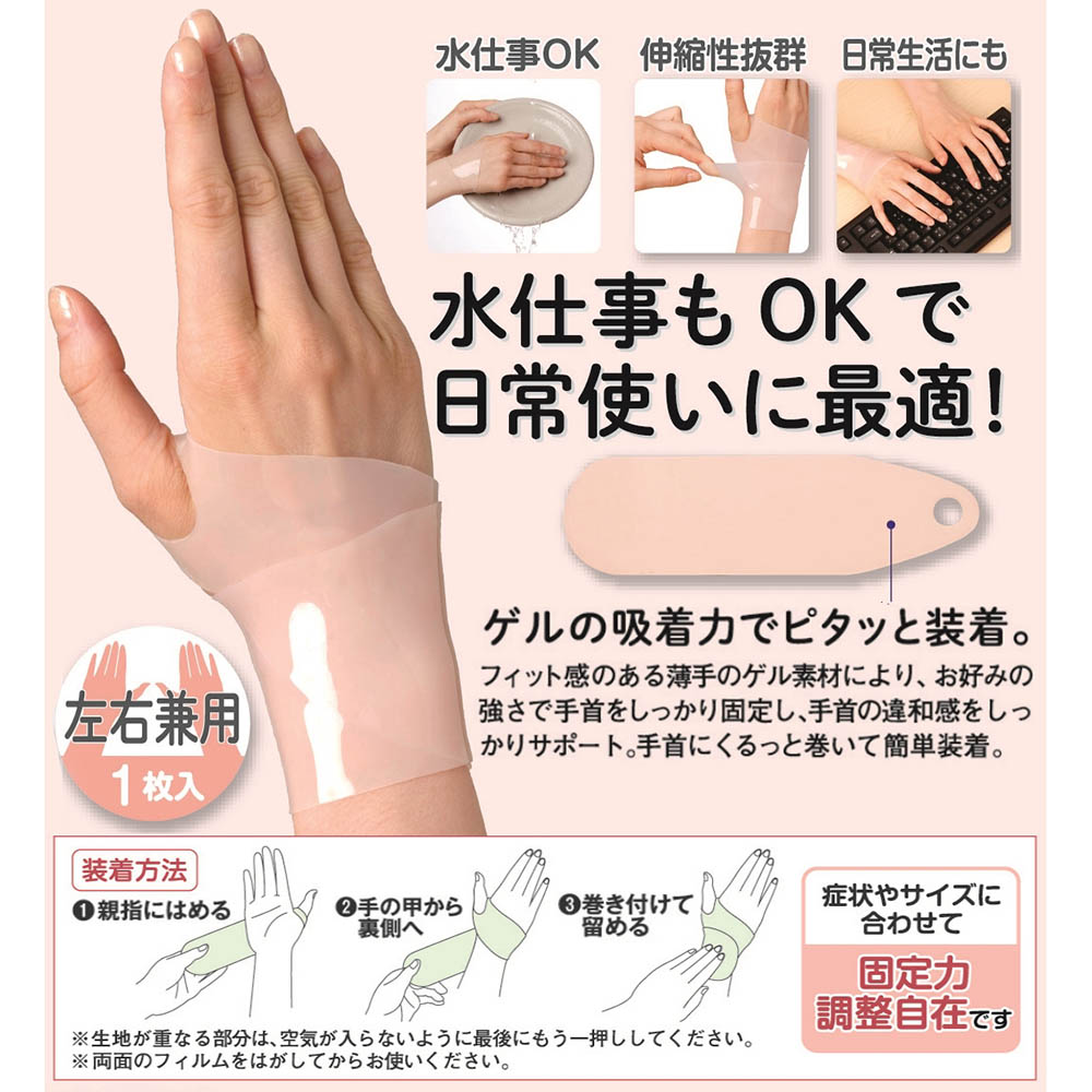 中山式 ゲルサポーター 手首用