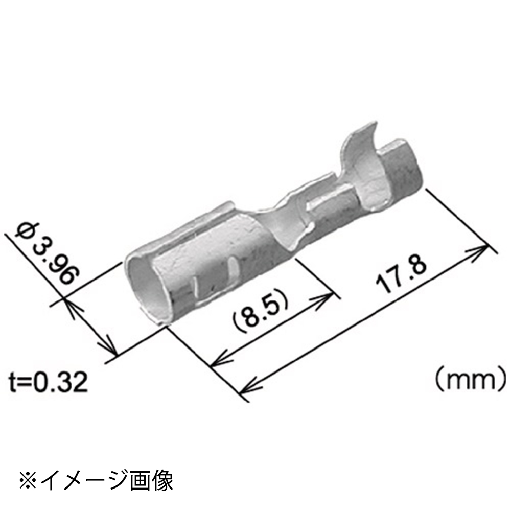 ギボシ端子メス10個　PT102-10