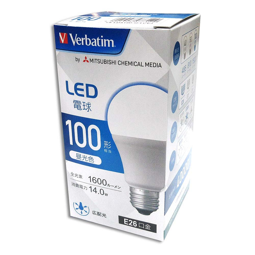 LED電球 100W相当 昼光色　LDA14D-G