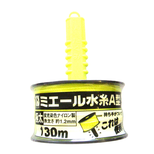 ミエール水糸 A型イエロー極太130 4364