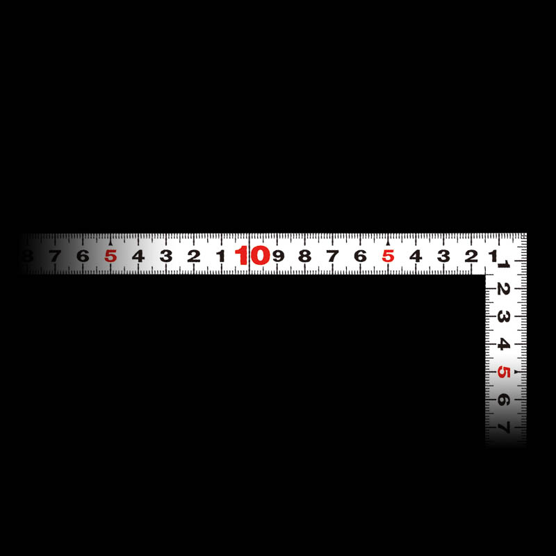 曲尺平ぴた ホワイト 30㎝