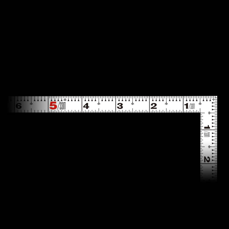 曲尺平ぴた ホワイト 1尺5寸