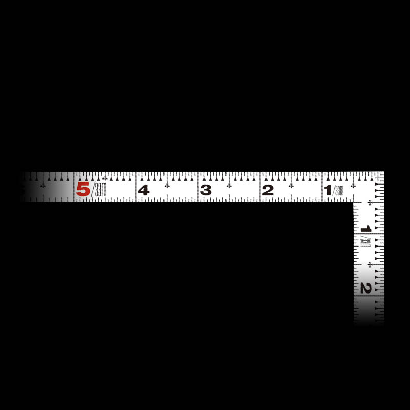 曲尺平ぴた ホワイト 1尺