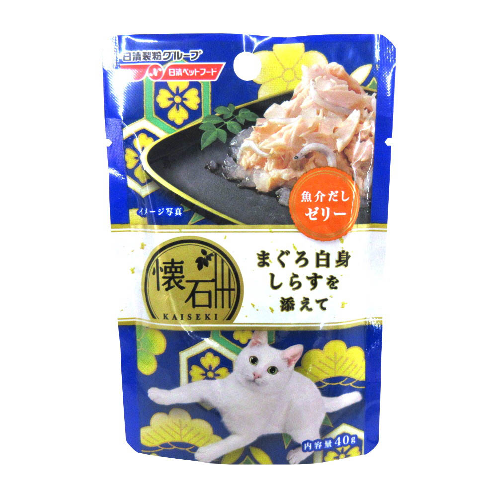 まぐろ白身　しらすを添えて　魚介だしゼリー　40g