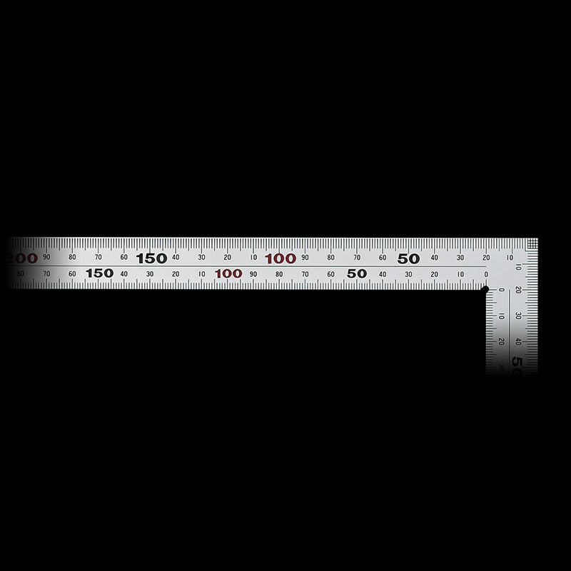 曲尺 厚手広巾 シルバー 30㎝