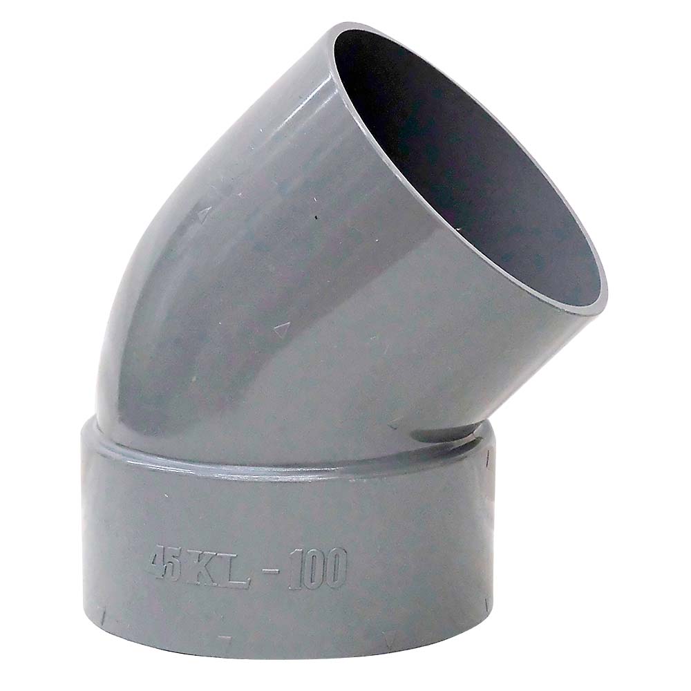 ＶＵ継手　４５度片受エルボ　ＶＵ－４５ＫＬ　１００