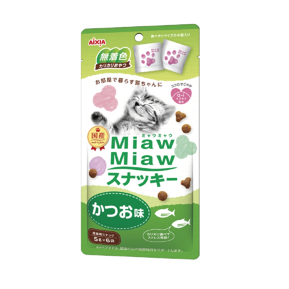 MiawMiawスナッキーかつお味　30g