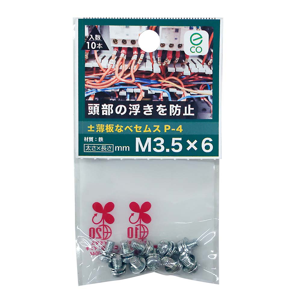 薄板なべセムスP-4 3MC 3.5X6　ウスイタナベセムスP-4