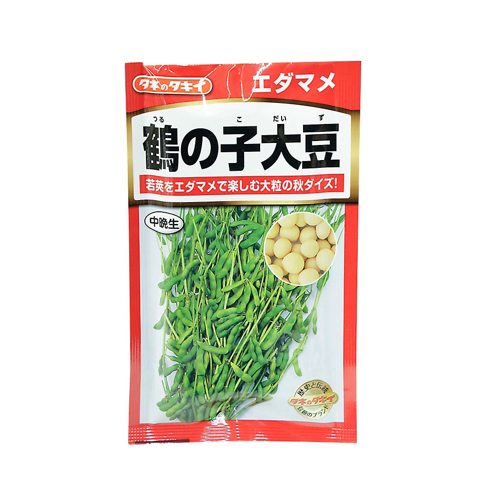 鶴の子大豆　春まき