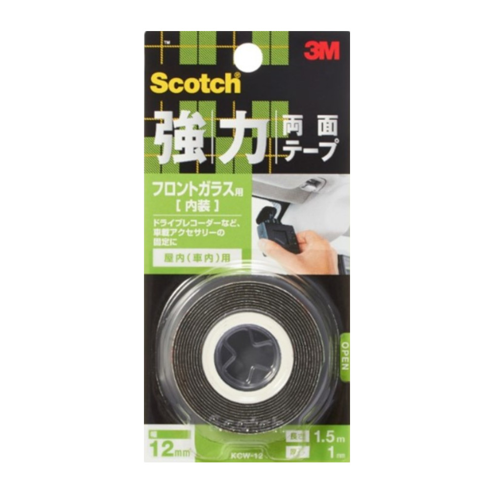 3m両面テープ フロントガラス用 Kcw 12 ジョイフル本田 店舗受取サービス