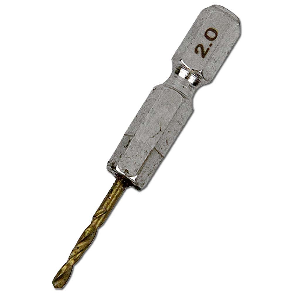 SK11 六角軸Tin鉄ドリル 極短　2.0mm