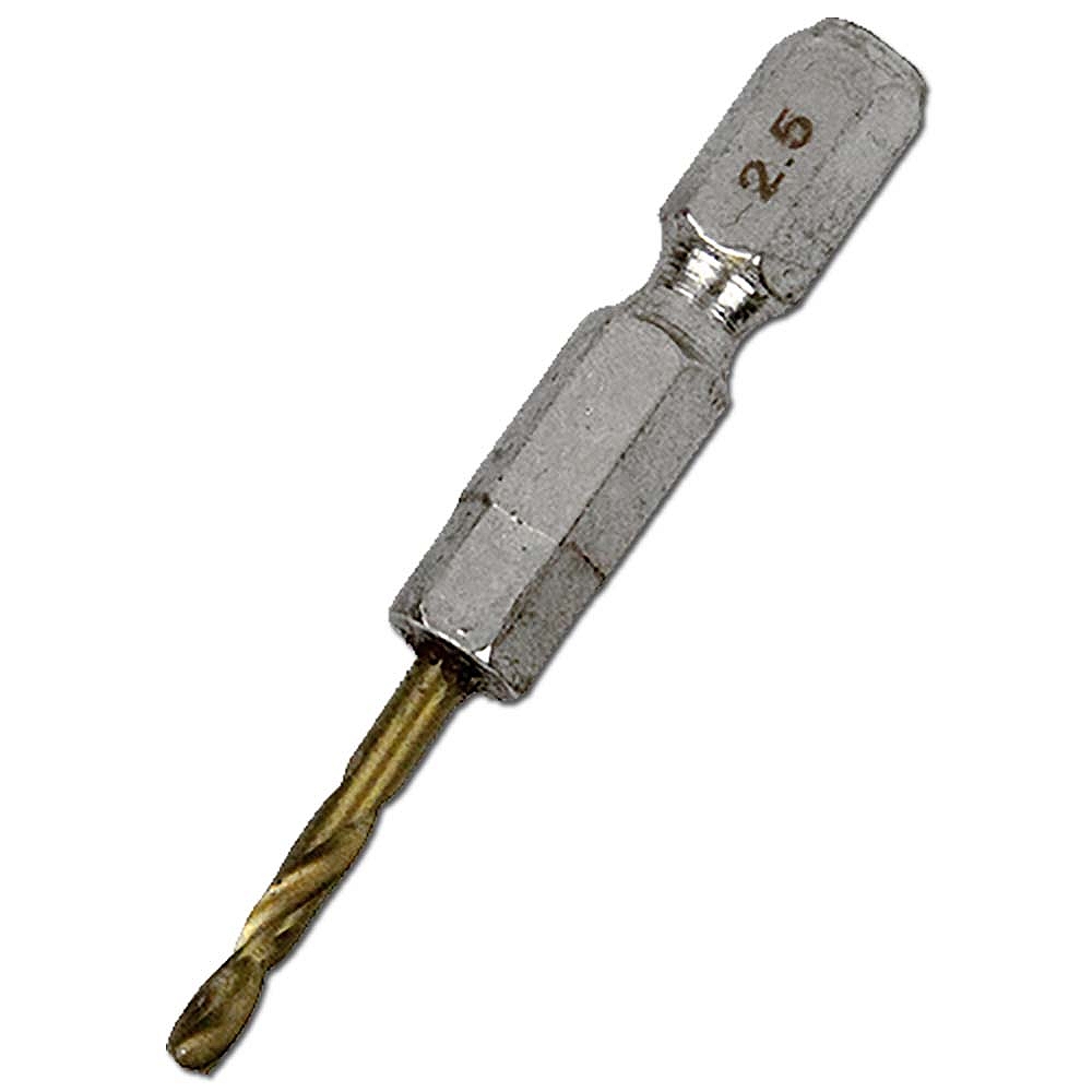SK11 六角軸Tin鉄ドリル 極短　2.5mm