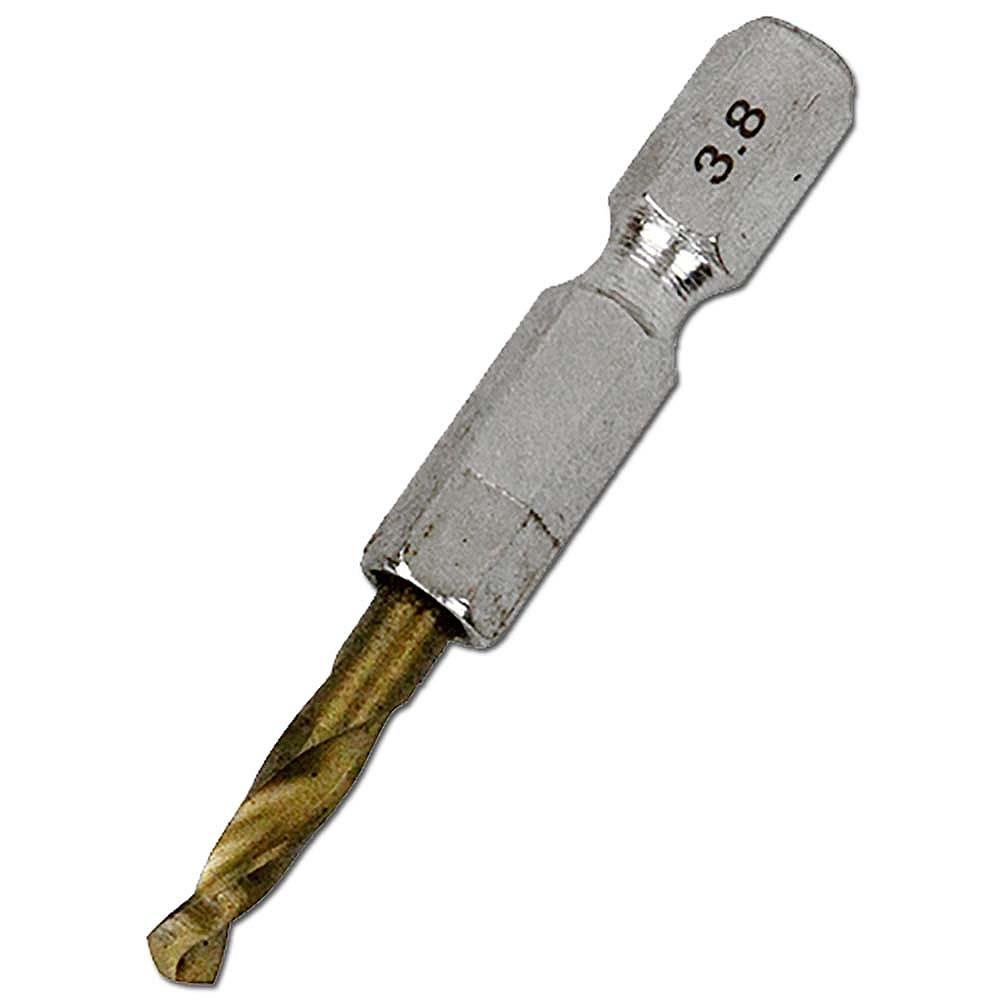 SK11 六角軸Tin鉄ドリル 極短　3.8mm