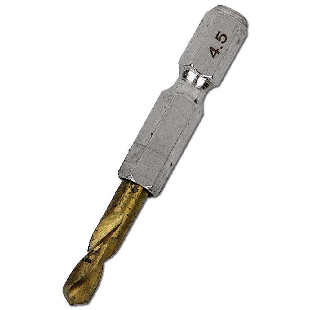 SK11 六角軸Tin鉄ドリル 極短　4.5mm