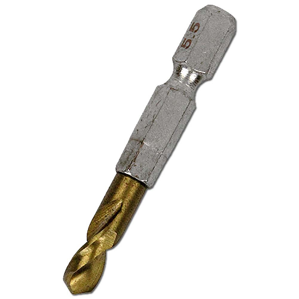 SK11 六角軸Tin鉄ドリル 極短　5.5mm