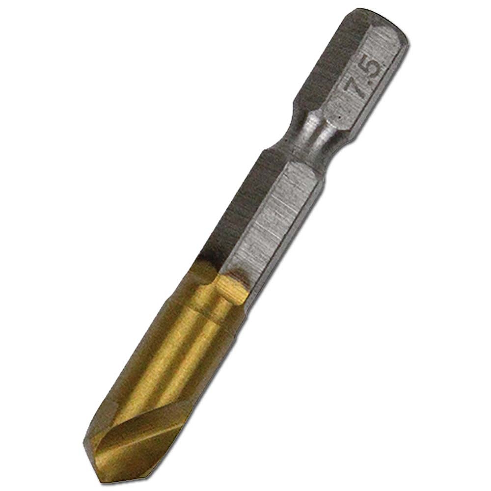 SK11 六角軸Tin鉄ドリル 極短　7.5mm