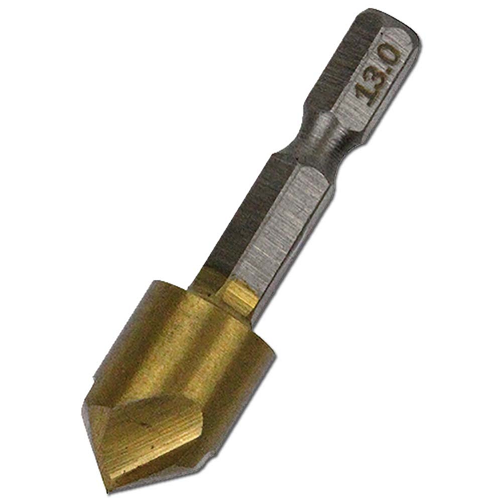 SK11 六角軸Tin鉄ドリル 極短　13.0mm