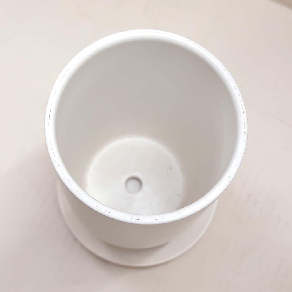 オスト　トールエッグ　　マットホワイト１５ｃｍ