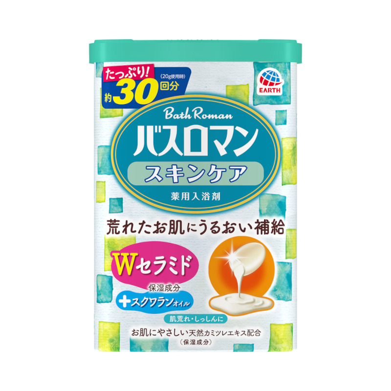 新バスロマン　スキンケア　Ｗセラミド　６００ｇ