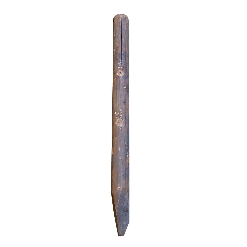 焼磨き丸太杭 65φx900mm　65x65x900mm