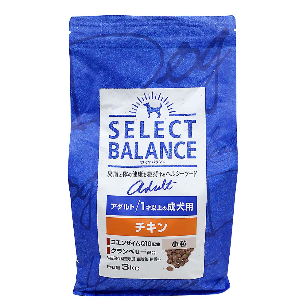 セレクトバランス 犬アダルト チキン 小粒　3kg