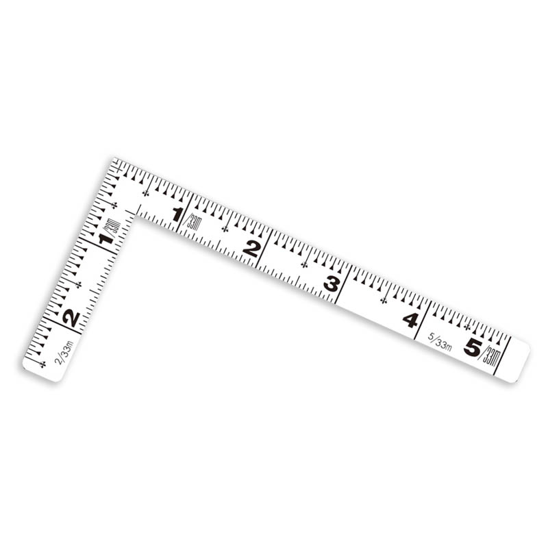 曲尺 平ぴた ホワイト 15cm/5寸