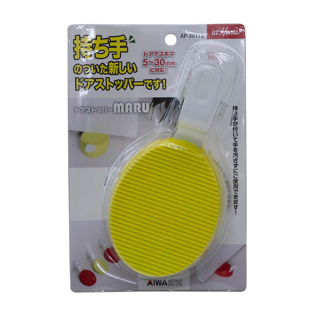 ドアストッパーＭＡＲＵ　ライトグリーン