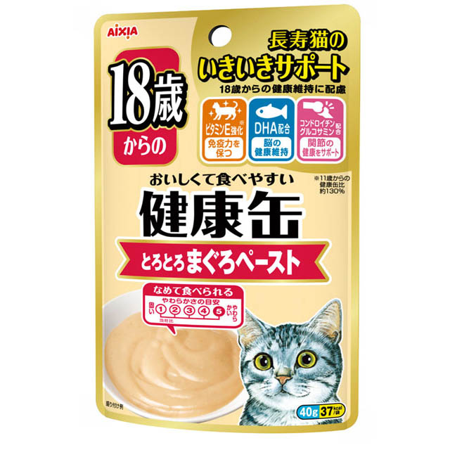 健康缶パウチ１８歳まぐろペースト　４０ｇ