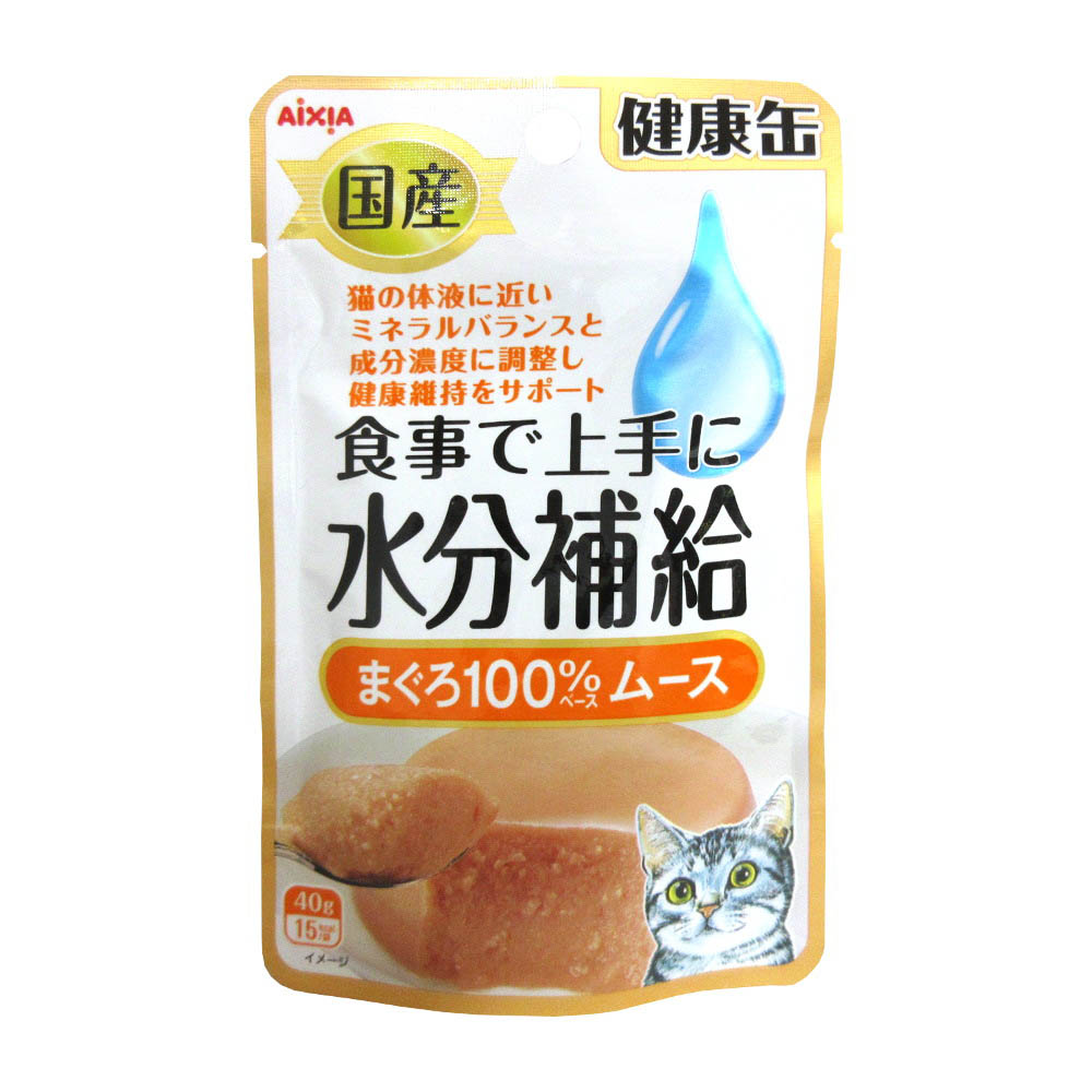 国産健康缶P水分補給まぐろムース　40g