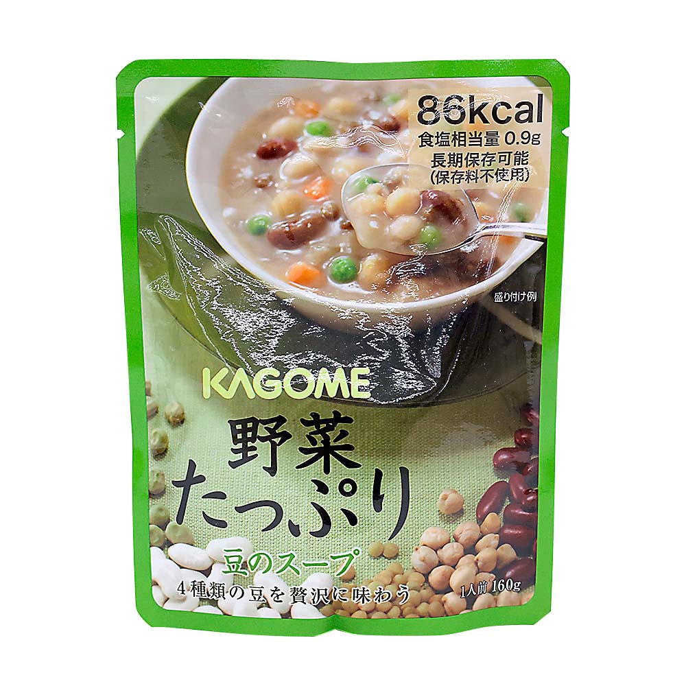 カゴメ 野菜たっぷり 豆のスープ　160g