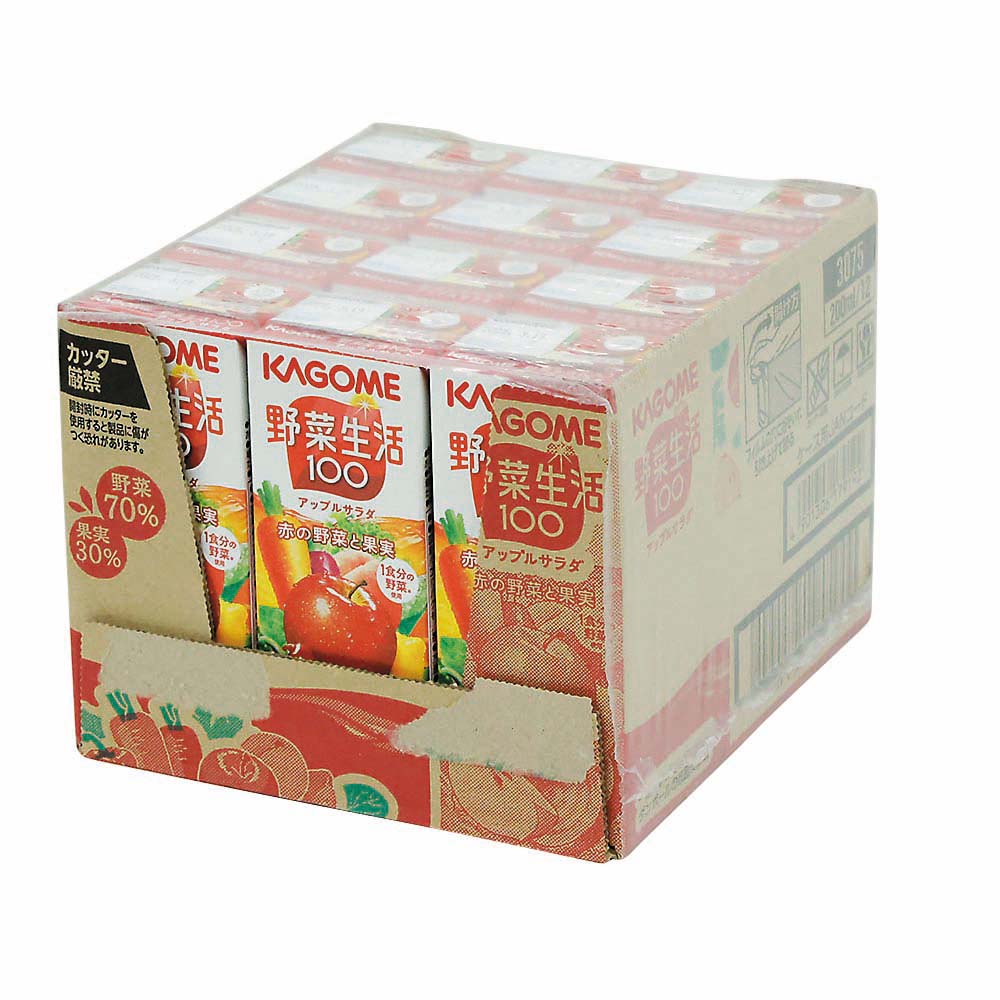カゴメ 野菜生活100 アップルサラダ　ケース