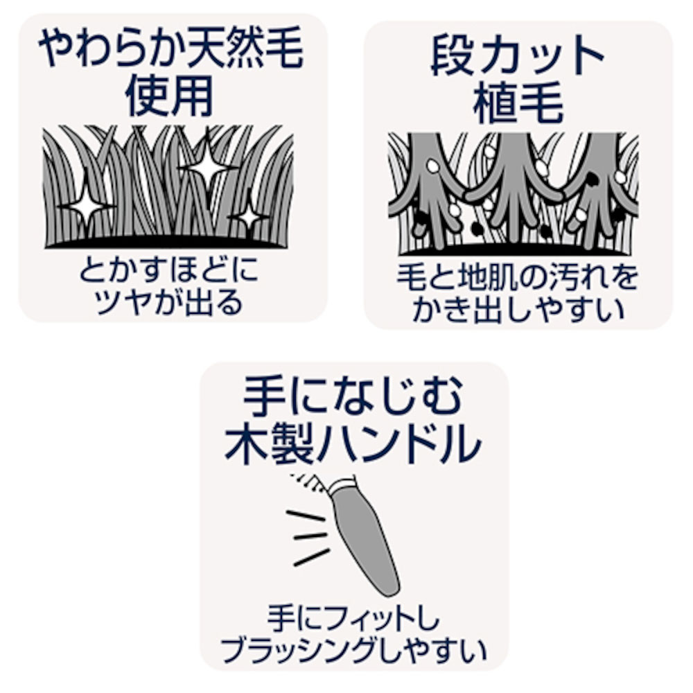Porta ツヤときほぐしブラシ