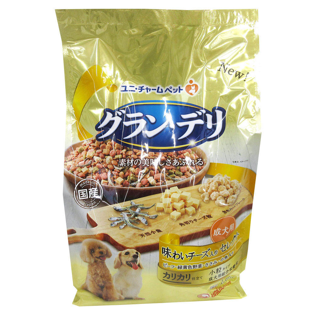 グラン デリカリカリ成犬用チーズセレクト1 6kg ジョイフル本田 店舗受取サービス